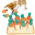 Плюшевые Морковные Игрушки для собак Snuffle Mat Dog Puzzle Hide Seek Food Foraging Training Slow Feeder Toys Stress Release Pet Supplies