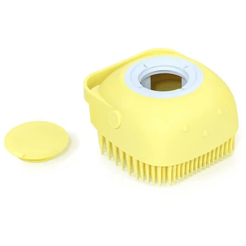 

Pet Grooming Bath Brush Hand Massager Promote Blood Circulation Remove Stray Hair Does Not Easily Damage The Skin Easy To Carry