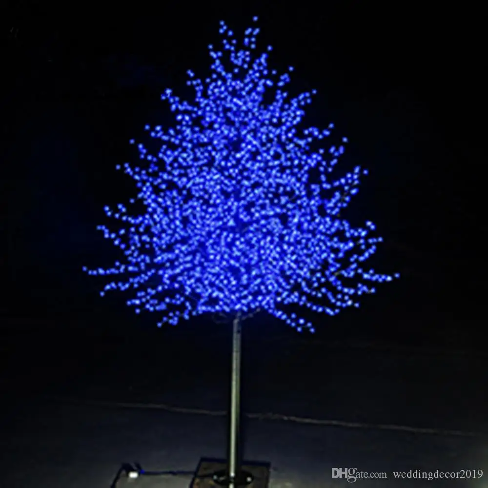 Светодиодный светильник в виде цветущей вишни для рождественской елки P65, водонепроницаемый садовый ландшафтный светильник для украшения свадебной вечеринки, рождественские принадлежности