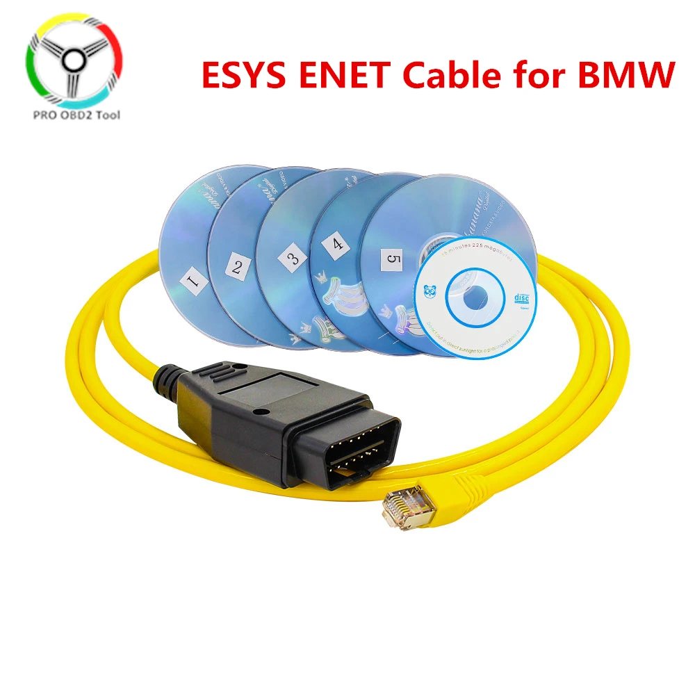 Высококачественный кабель данных ESYS 3.23.4 V50.3 для BMW ENET Ethernet OBD интерфейса|cable for bmw|bmw