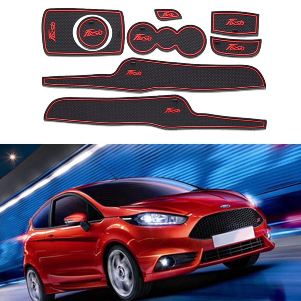 Авто Дверь паз коврик для автомобиля, защита от пыли затворный слот подушки салона Dcoration коврик для форд фиеста 09-14