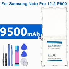 GUKEEDIANZI Замена Батарея для samsung Galaxy Note 12,2 P900 P901 P905 SM-T900 SM-P900 планшет Батарея T9500E T9500C 9500 мА-ч