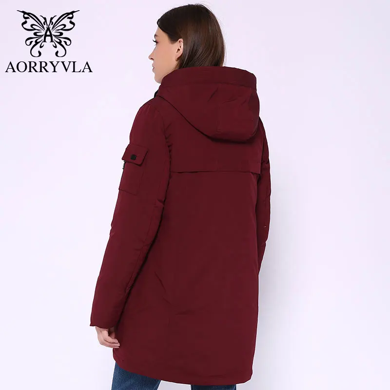 Preise AORRYVLA 2019 Neue Kollektion Winter Unten Jacke Lange Parka Mit Kapuze Mantel Dicke Jacke Frau Parka Winter Jacke Warme Hohe Qualität
