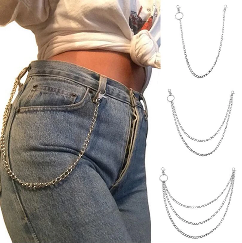 how to wear a chain belt