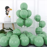 100 pçs sage balões verdes do chá de fraldas balões feliz aniversário decoração balão guirlanda kit verde azeitona balões de hélio