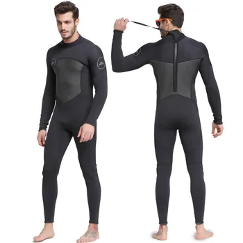 

Sbart New One-Piece Neoprene 3mm Diving Suit Winter Long Sleeve Men Wetsuit Prevent Jellyfish Snorkeling Suit underwater hunting