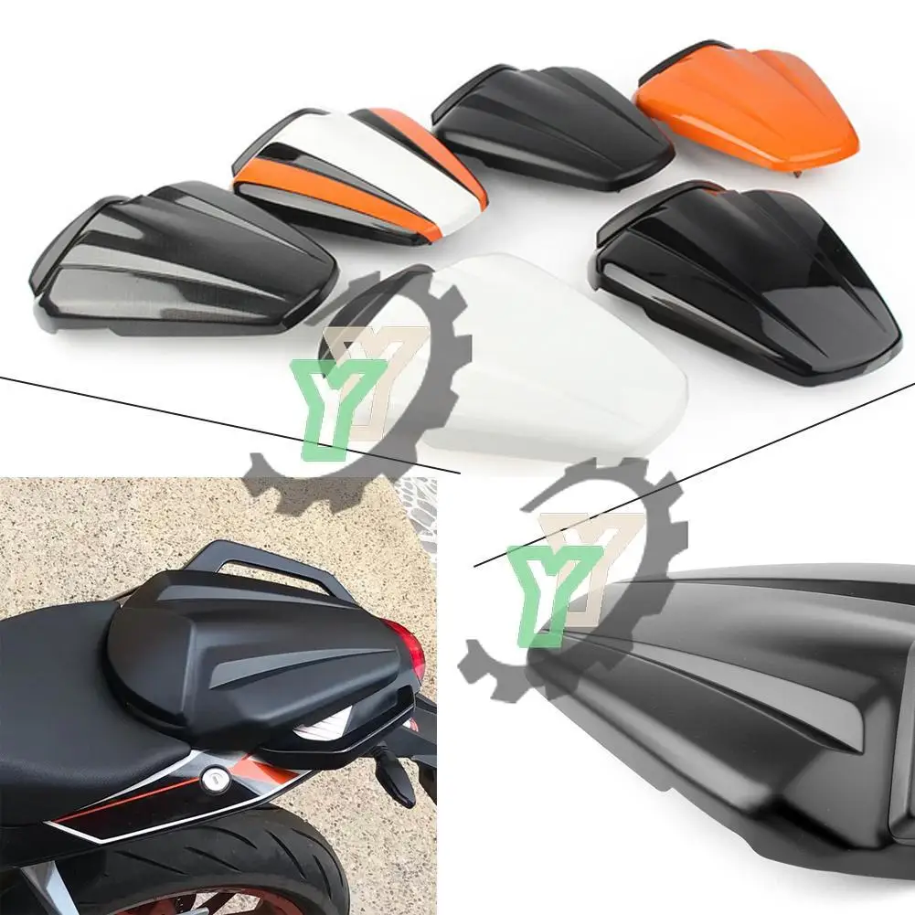 

12 13-15Motorcycle Rear Seat Cover Cowl Fairing Passenger Pillion Tail Back Cover For KTM 125 200 390 Duke 2012 2013 2014 2015