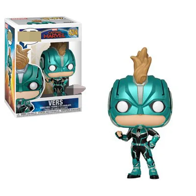 Funko pop Caption Marvel Masked Vers экшн фигурка игрушки гусь Кот Верс капитан Марвел модель