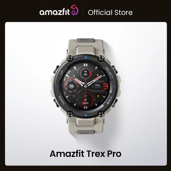 Original Amazfit Trex Pro Outdoor Smartwatch 100+ Sports 10 ATM 18-day Battery Life Swimming Smart Watch For Android iOS Phone 1