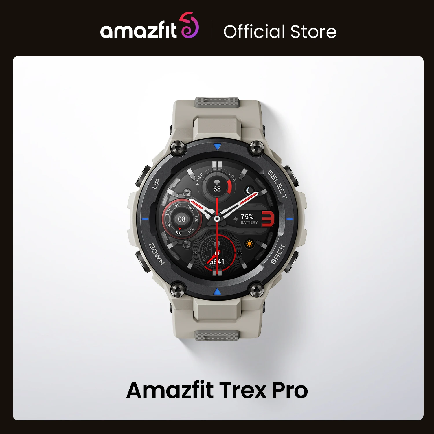 Original Amazfit Trex Pro Outdoor Smartwatch 100+ Sports 10 Atm 18-day  Battery Life Swimming Smart Watch For Android Ios Phone - Smart Watches -  AliExpress