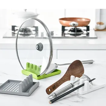 

2020 New Style Kitchen Ware Holder Spoon Storage Pad, Home Plastic Anti-Slip Prevent Oil Spill Space Saver Container