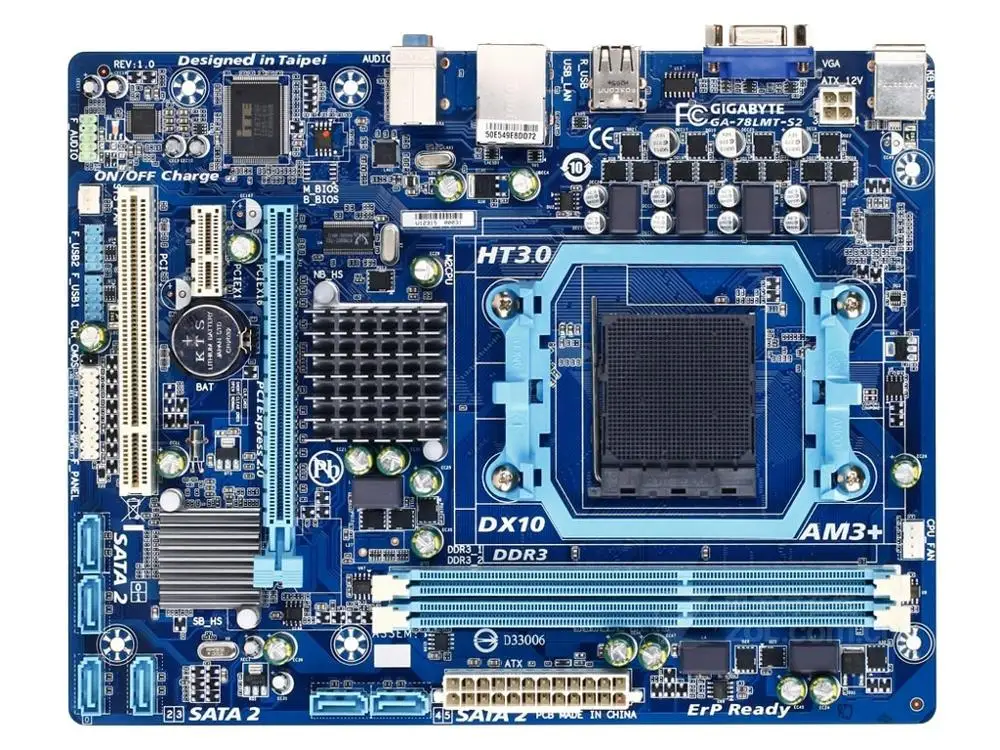Kopen GIGABYTE GA 78LMT S2 GA 78LMT S2P Desktop Moederbord 760G Socket AM3 AM3 + DDR3 16G 78LMT S2P 78LMT S2 Originele Gebruikt