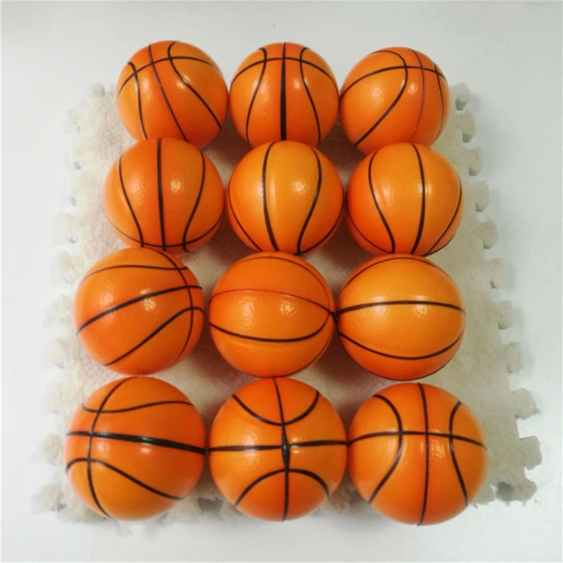12pcs 63mm Anti Stress Ball Relief soccer Football Basketball Baseball Tennis Foam squeeze Ball Toys for Children Girls Boys 9