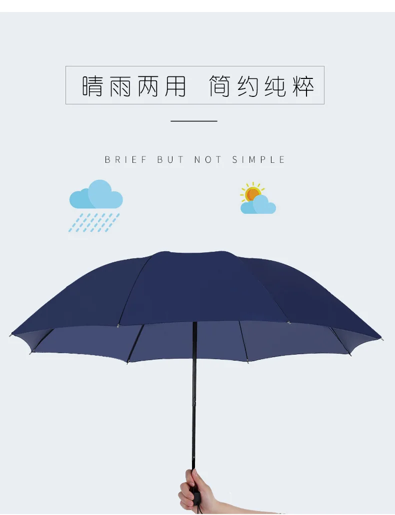 Хороший зонт среднего размера складной дешевый прочный зонтик подходит для мужчин, женщин, детей и пожилых людей