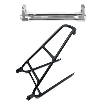 

Extension Bar Folding Bike Telescopic Rod with Q Type Bike Rear Rack 223G Aluminium