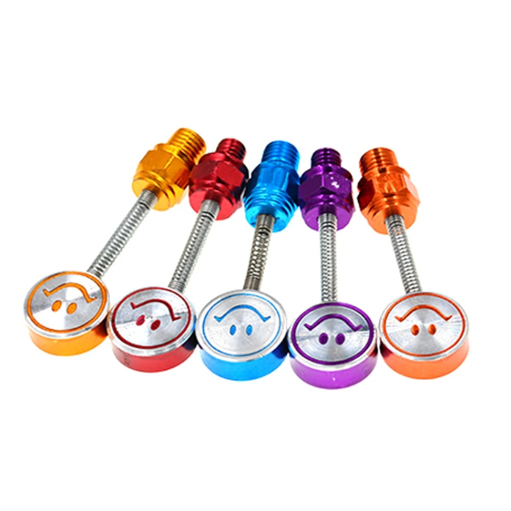 

2Pcs Motorcycle Modification Bike Screws Motorbike Accessories Electric Rear-view Smile Face Screw 10MM 8MM