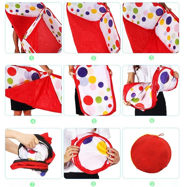 Foldable Indoor Children Basketball Shoots Ball Ocean Pool Play Tent Game House Kids Educational Toys for Children Gift 5