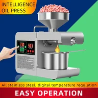 Presse à huile intelligente automatique domestique en acier inoxydable, Machine d'extraction d'huile chaude et froide, contrôle de la température, huile de sésame et d'arachide 2