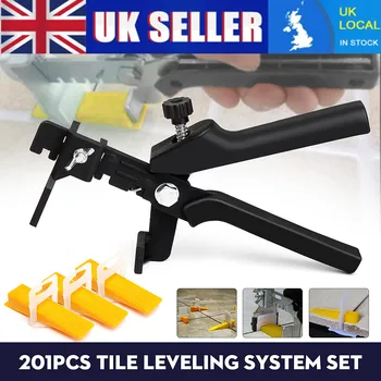 

200Pcs Plastic Ceramic Tile Leveling System Set 2mm Clips Wedges Plier Plastic Tiling Tools Tile Locator Spacer