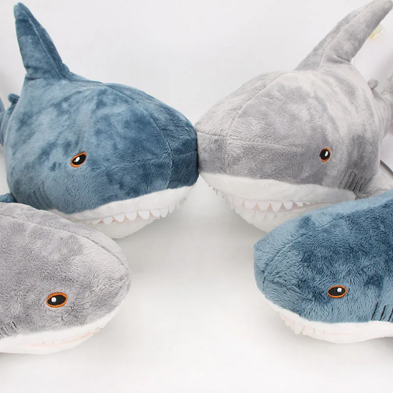 Забавные мягкие укус акулы Плюшевые игрушки подушки Успокаивающая подушка для
