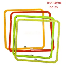 5 шт./лот диаметр светодиодный с квадратной cob-матрицей модуль 100*100 мм 60 фишек DC12V 6 Вт COB светодиодный свет