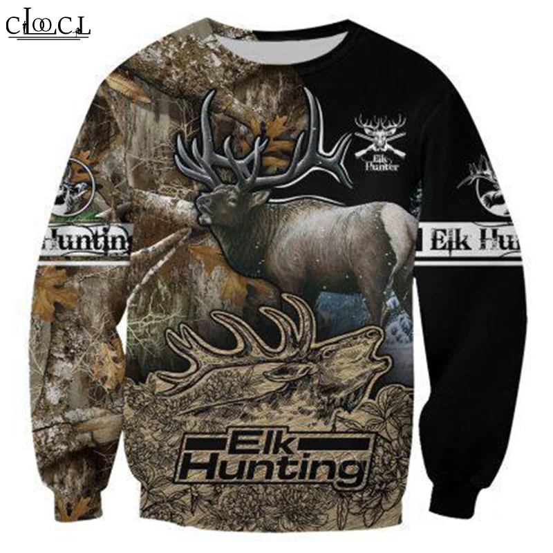 

CLOOCL Newest Popular Animal Deer Hunting 3D Print Men Women Casual Fashion Hip Hop Tracksuit Harajuku Pullover Drop Shipping