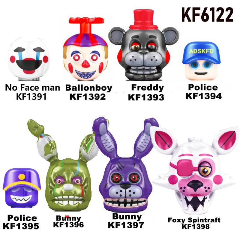 Details about   8pcs/set Five Nights At Freddy's Bonnie Foxy Freddy Kids Building Blocks Toys