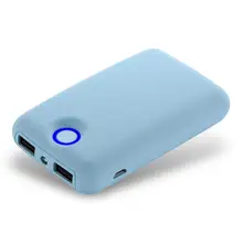 Мини милый 6000 мАч банк питания портативное зарядное устройство Внешняя батарея повербанк Банк питания Duel USB для Xiaomi iPhone samsung
