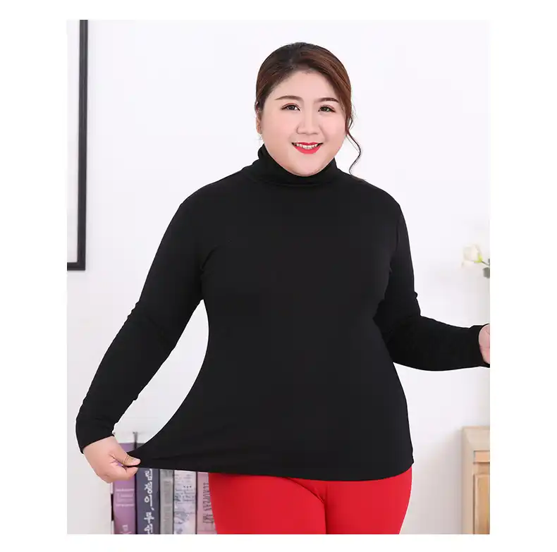 plus size thermal tops