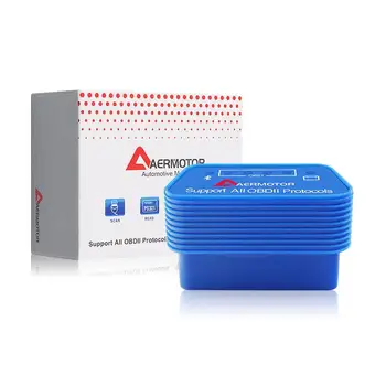 

Car ELM327 BT1.5 OBD2 Support 9 Protocol Car Diagnostic Scanner Detector Android & IOS Car Diagnose Tool