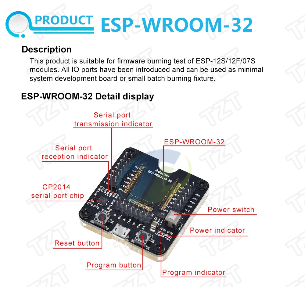 ESP8266 ESP32 ESP-WROOM-32 макетная плата Тесты сжигание приспособление инструмент загрузчик для ESP-12F ESP-07S ESP-12S ESP-32