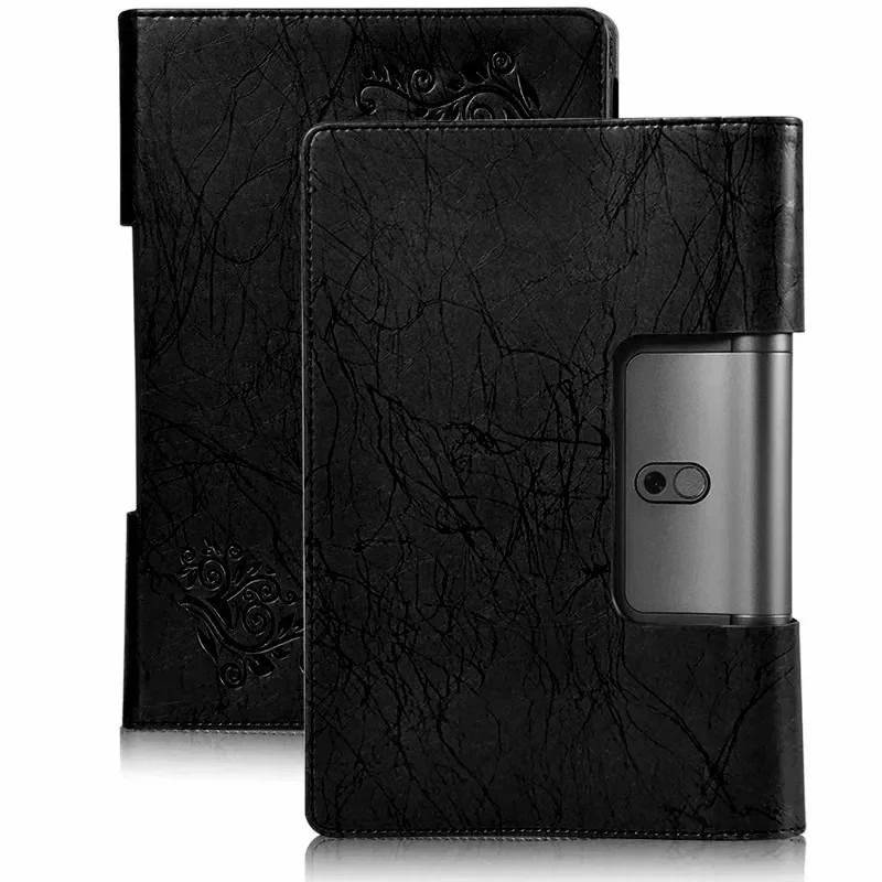 Защитный чехол для lenovo Yoga Smart Tab YT-X705F 10," планшет для lenovo Yoga Tab 5 YT-X705 Чехол+ пленка в подарок - Цвет: style 2-black mbz