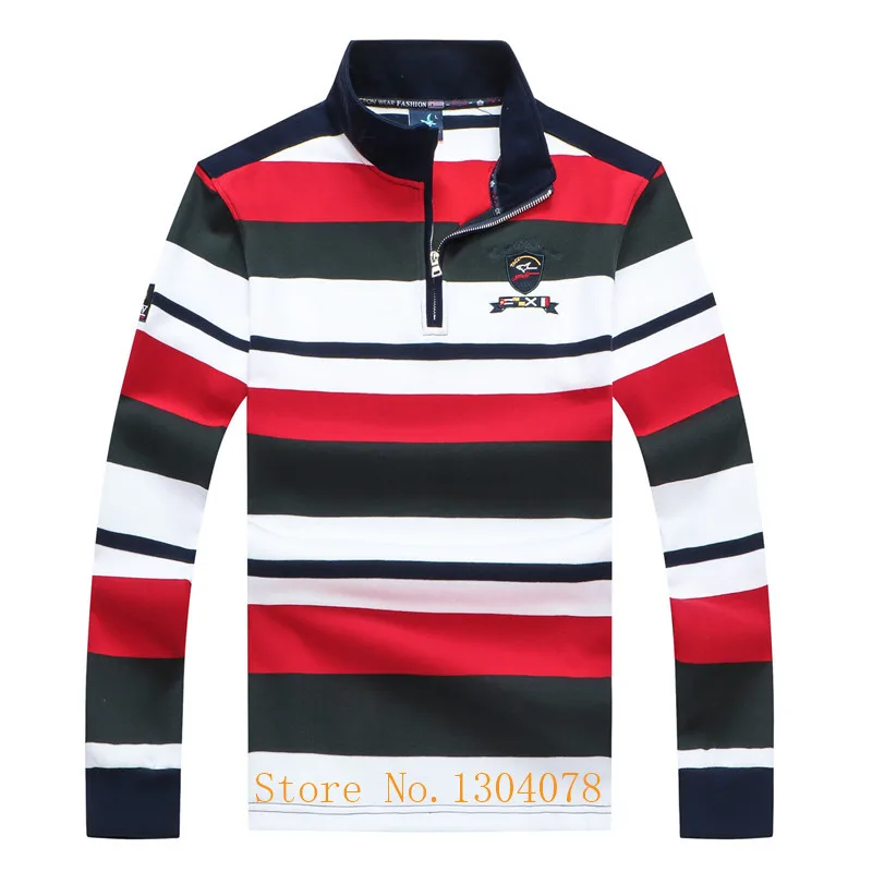 woolen sweater for men New Arrival Smart Casual Knitted Wear Men Brand Tace & Shark Sweater Stand Collar Half Zipper Striped Pullovers Warm Sweater mens cable knit jumper