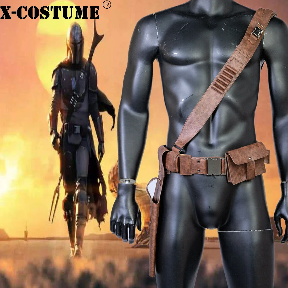 X-COSTUME мандалорский ремень Звездные войны косплей Костюм Опора кобура из