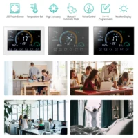 WiFi Smart Device Central Air Conditioner Thermostat Temperature Controller 3 Speed Fan Coil Unit Work with Alexa Google Home 4