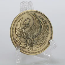 

Japanese Traditional Culture Phoenix Nirvana Commemorative Coin Gold-plated Hundred Bird Scales Wishing Phoenix Challenge Coin