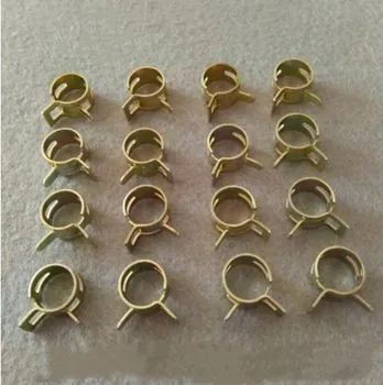 

25Pcs 4mm-25mm for choose Fuel Spring Clip Vacuum Silicon Hose Clamp Autos Autos Spring Clip Fuel Oil Water Hose Pipe Tube Clamp
