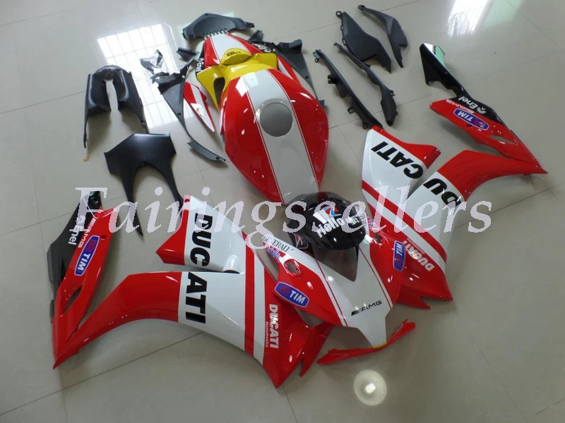 Впрыска ABS Полный обтекатели комплект Подходит для HONDA CBR1000RR 2012 13 14 15 CBR1000 12-16 CBR1000 обтекатель глубокий красный