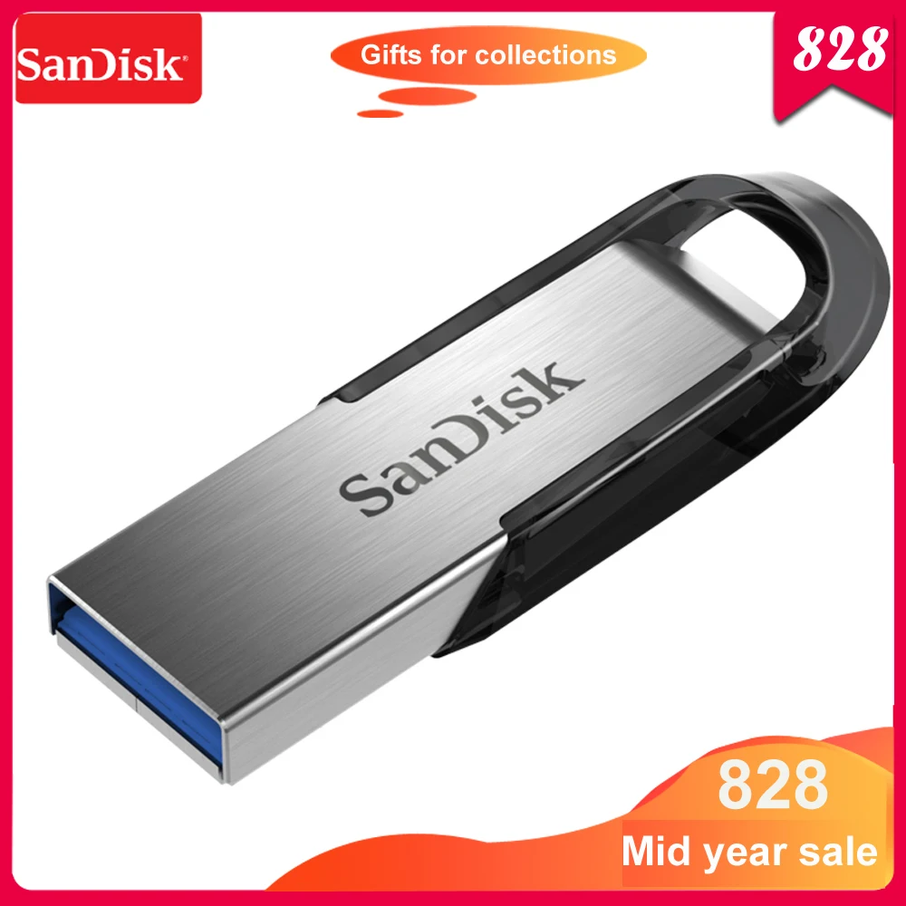 100% Оригинальный USB флеш-накопитель SanDisk CZ73 256 ГБ 128 Гб 64 32 3 0 Металлический 16 карта