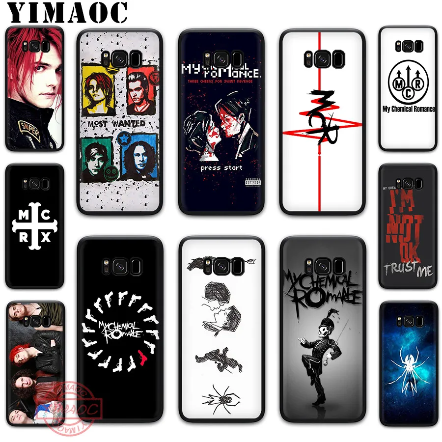 Мягкий чехол YIMAOC My Chemical Romance для Samsung S20 Ultra S10 S9 S8 S6 S7 Edge Note 8 9 10 Lite Plus | Мобильные