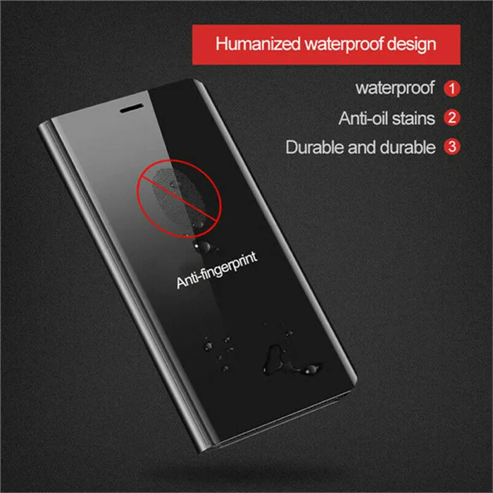 Флип-чехол для телефона для Xiao mi Red mi K20 Pro 7A 7 Note 8 7 6 Pro mi 9T mi 9T с прозрачным окошком для экрана Smart mi rror кожаный чехол с подставкой