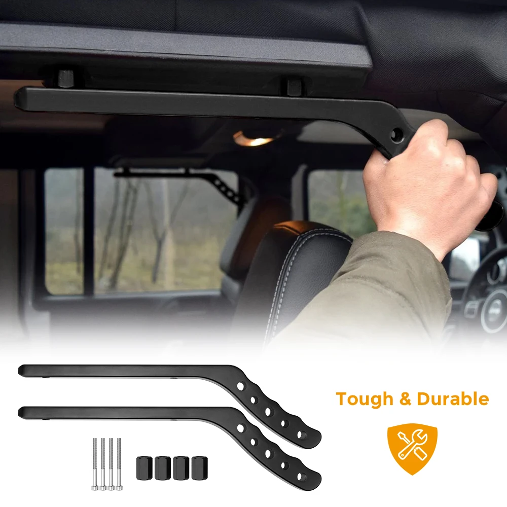 Передняя и задняя поручень для Jeep Wrangler JK Sahara Rubicon Unlimited 2007- захватные ручки ручка из алюминиевого сплава