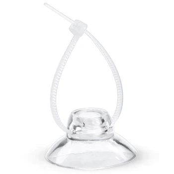 

40PC Suction Cups with Adjustable Zipper Tie Suitable for Aquarium Fish Tanks to Install Moss Shrimp to Avoid Bird Nests