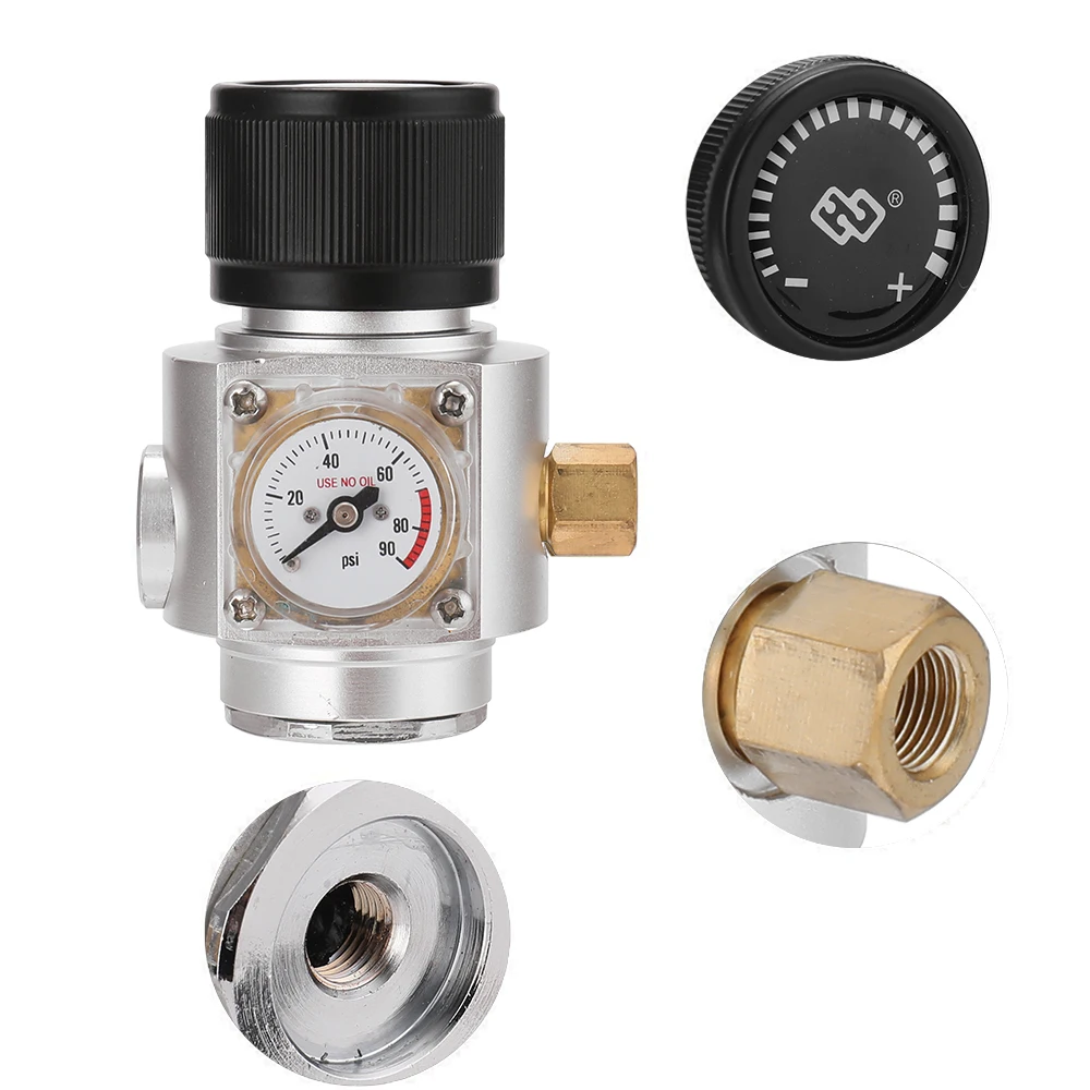 KKMOON Homebrew CO2 мини газовый регулятор 0-30PSI бочонок зарядное устройство с 3/" резьбой для пива бочонок пивоварения