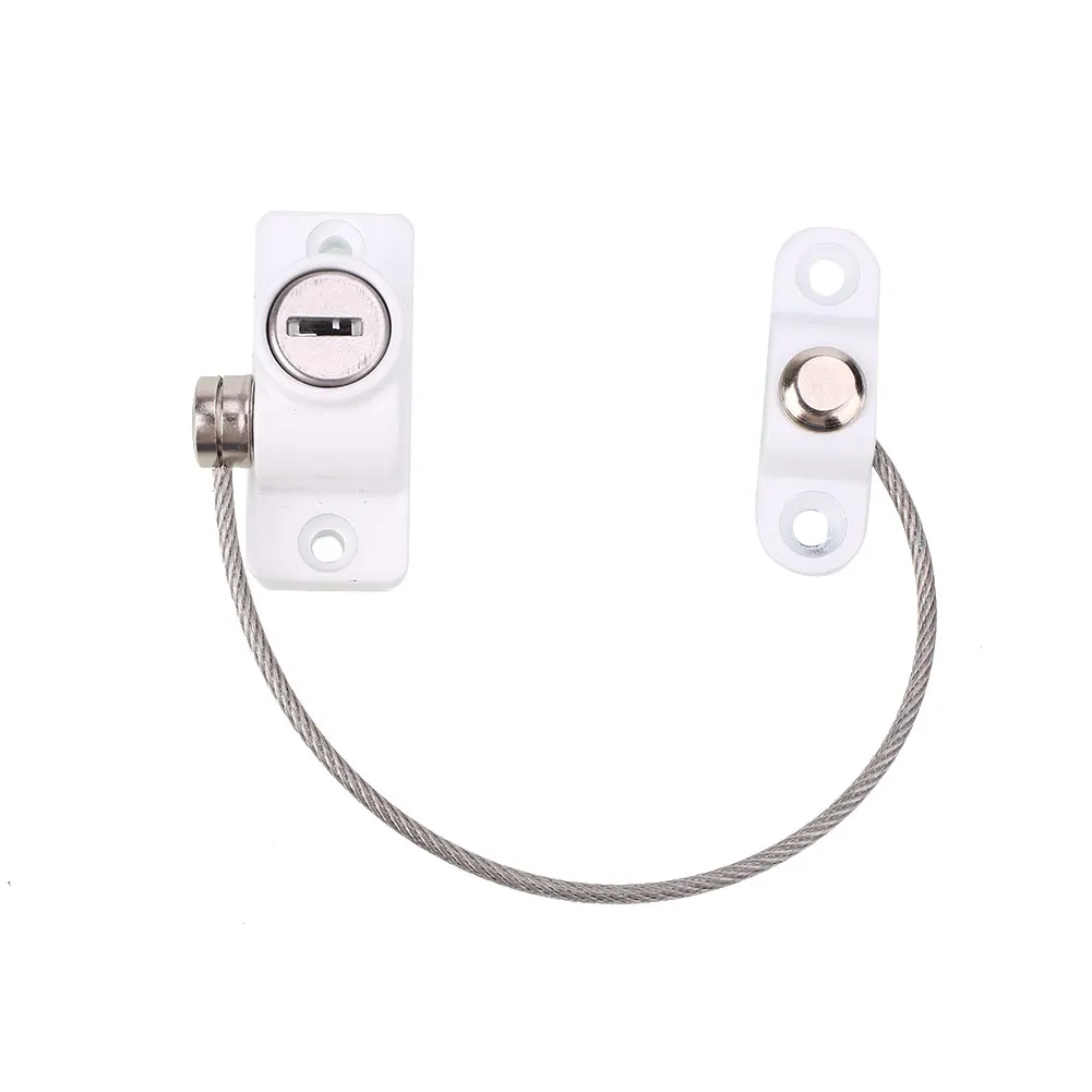 

Metal Door Window Restrictor Baby Protection Sliding Lock Home Security