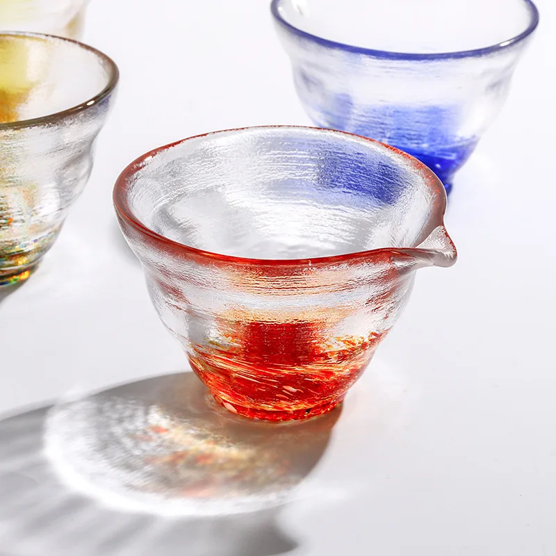 Heat Resistant Small Tea Glass Cup, Japanese Traditional Teacup, Sake Shot, Limited, 1 Pc