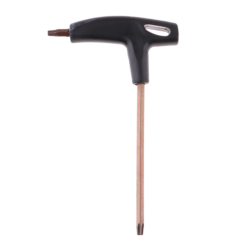 Steel T25 Star Wrench T-Grip Screwdriver For Disc Brake Bolt Screws Installing Removing Hex Key