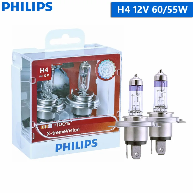 Ampoule PHILIPS X-tremeVision G-Force H1 12V 55W- Habill'Auto