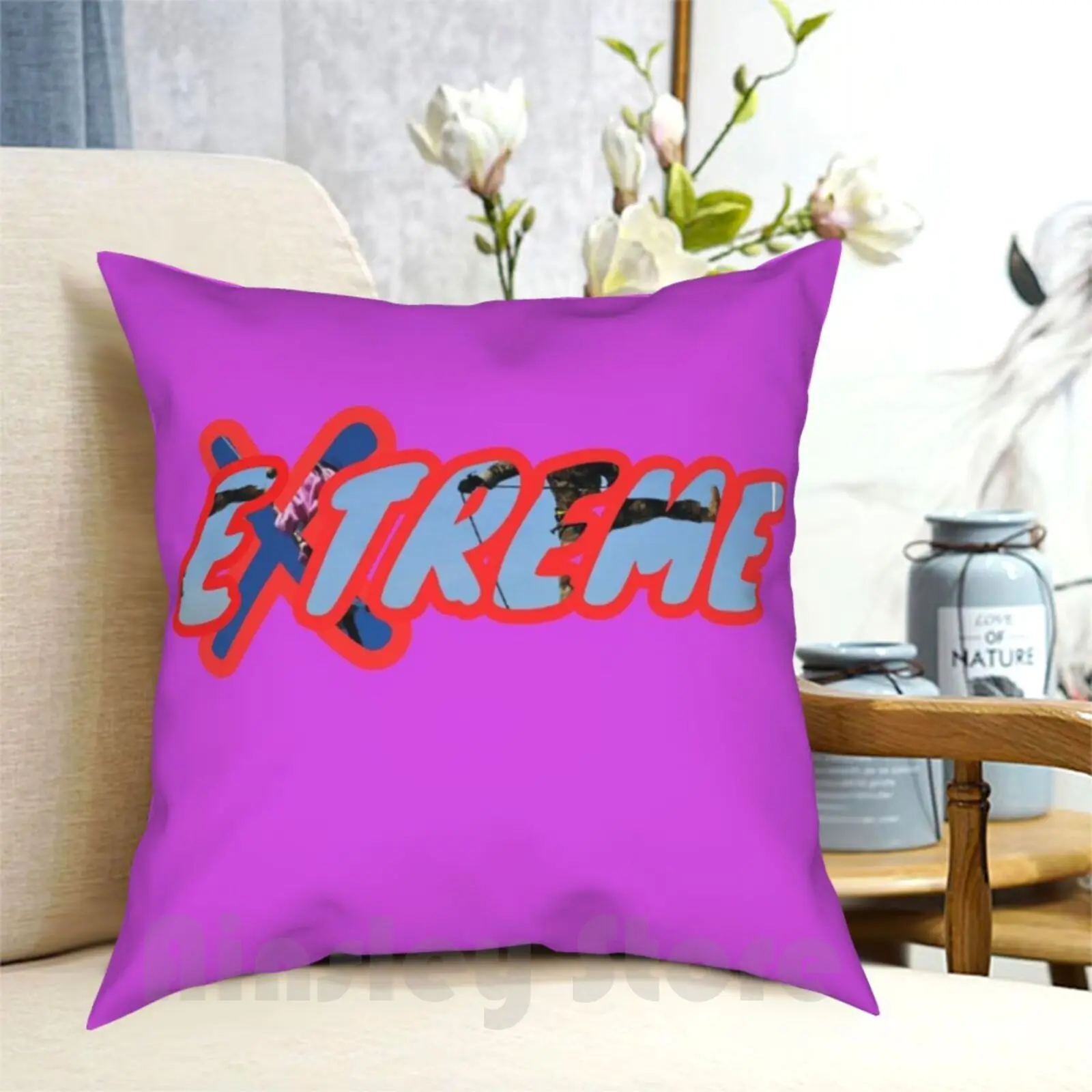 

Extreme Sport Pillow Case Printed Home Soft Throw Pillow Extreme Sports Sport Extreme Mountain Sports Abseiling Mountain