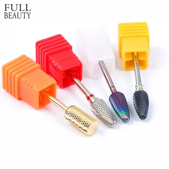 

4 Types Diamond Nail Drill Bit Electric Milling Cutter for Machine Manicure Pedicure UV Gel Polish Mills Accessories CHZL01-04